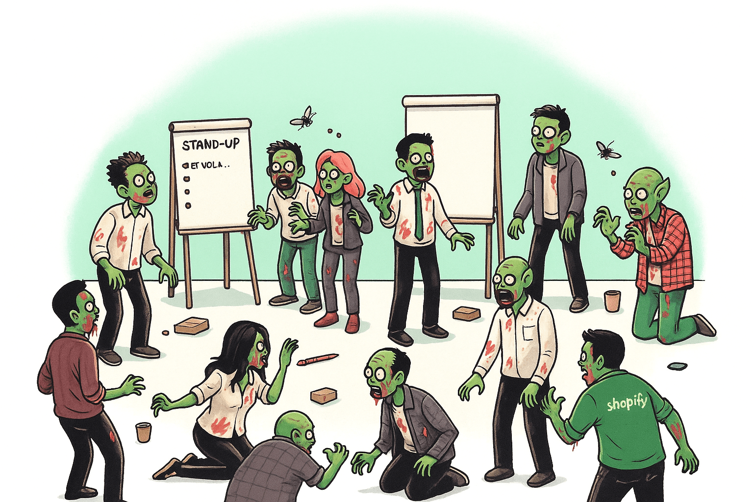 Zombie Scrum: la notte dei team viventi